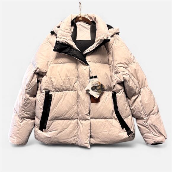 NWT iDomosee L 90% Down Puffer Coat w/ Removable Hood - Picture 6 of 11